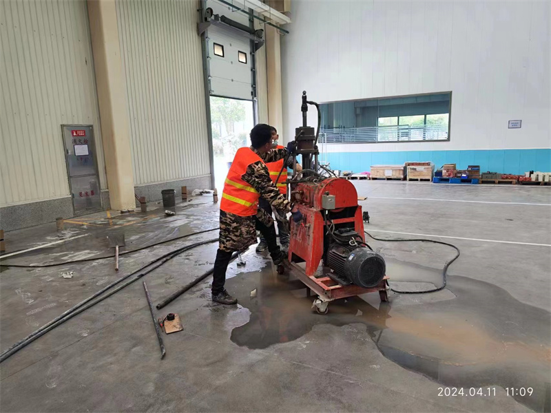 日照厂房地面下沉塌陷注浆加固施工